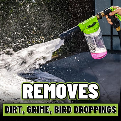 Chemical Guys Foam Blaster 6 Car Wash Gun, Chemical Guys Foam Gun, and Chenille Scratch-Free Microfiber Wash Mitt - Connects to Any Garden Hose for Thick Suds - Safe for Cars, Trucks, SUVs - 2 Items