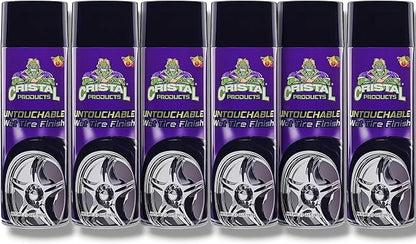 Untouchable Wet Tire Finish 13oz (Pack of 6) – Long Lasting Tire Shine for Cars, Trucks & SUVs – Deep Wet Look Finish & Waterproof Protection
