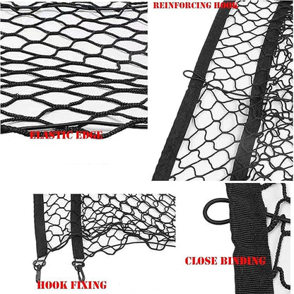 Rear Trunk Organizer Cargo Net Suitable for 2026 Toyota RAV4 Hybrid LE Limited SE Woodland Edition XLE Premium XSE Plug-ln GRSport Rear Trunk Mesh Cargo Storage Net Bag