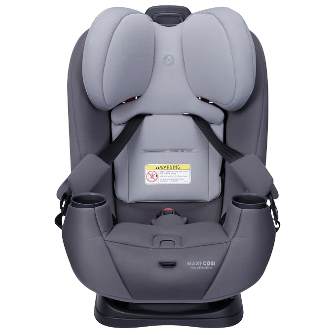 Maxi-Cosi Pria All-in-One Convertible Car Seat, Infant to Toddler Car Seat, Easy-Install Harness, Machine-Washable Cover, 5-100 lbs, Sea Salt