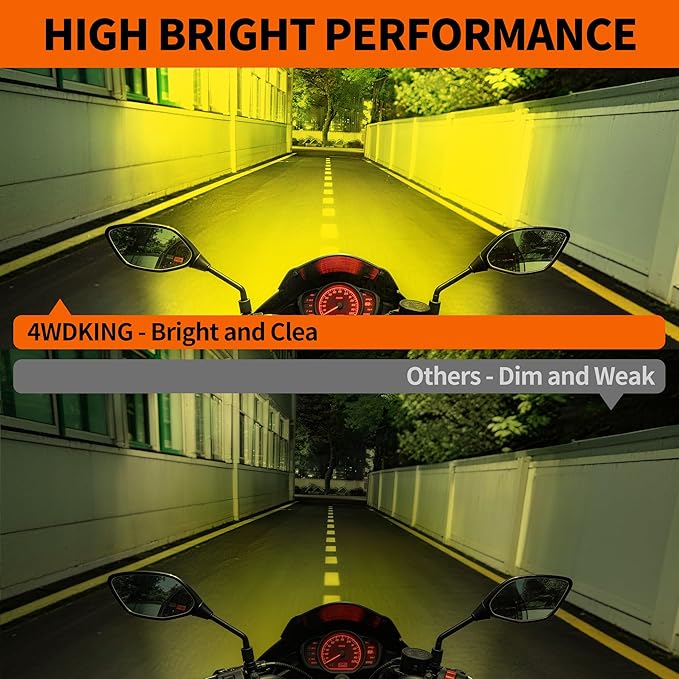 4WDKING 2" LED Round Light 20W Spot Driving Light Waterproof Off-Road Work Lamp for Motorcycle, ATV, UTV, Dirt Bike, 4x4 Pickup Truck, Boat, Trailer - Pack of 2