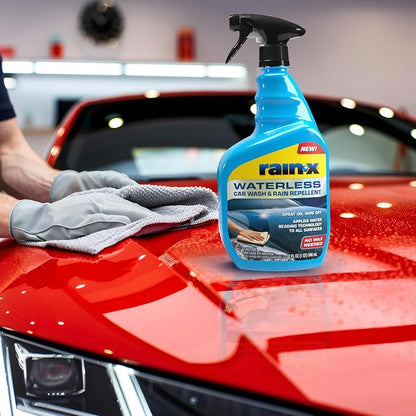 Rain-X 620100 Waterless Car Wash and Rain Repellent, 32 fl. oz.