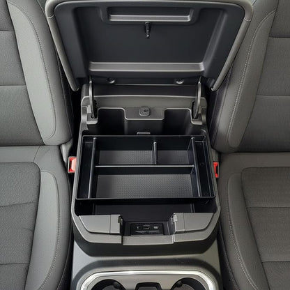 Center Console Organizer Tray for Chevy Silverado 1500 / GMC Sierra 1500 (2019-2021) & 2500/3500 HD (2020-2023) (Full Console w/Bucket Seats ONLY) - Made in USA - SLX153
