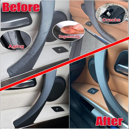 LIYYOO E90 Interior Door Handle Replacement Kit for BMW 3 Series 2004-2011 E90/E91/E92/E93 316i 318i 320i 323i 325i 328i 330i 335i,Door Pull Handles + Door Handle Cover (Right Side,Black)