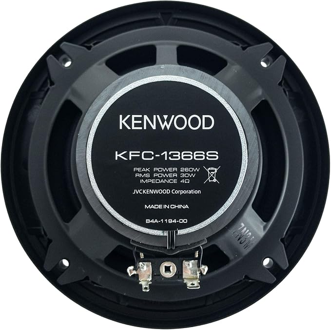 Kenwood KFC-1366S 5-1/4" 2-way Speakers