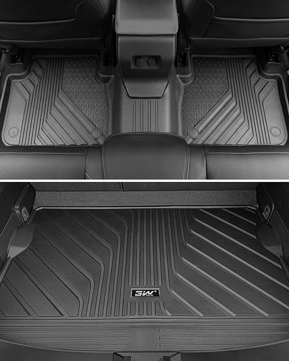 3W Floor Mats for 2026 2025 2024 Subaru Crosstrek & Impreza(Not for Crosstrek Hybrid), All Weather TPE Custom Fit Guard Durable Floor Liners for Subaru Crosstrek & Impreza, Car Accessories