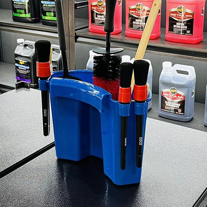 Portable Auto Wash Bucket Organizer & Car Detailing Tool Hanger - Blue