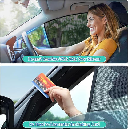 XCBYT Rogue Window Shades for 2021-2023, 4PCS Side Window Sun Shades with Breathable Mesh, Magnetic Car Window Covers for Baby & Privacy, UV Protection & Heat Insulation