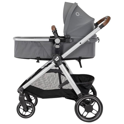 Maxi-Cosi Siena CP Modular Travel System, Car Seat and Stroller Combo, Stone Glow