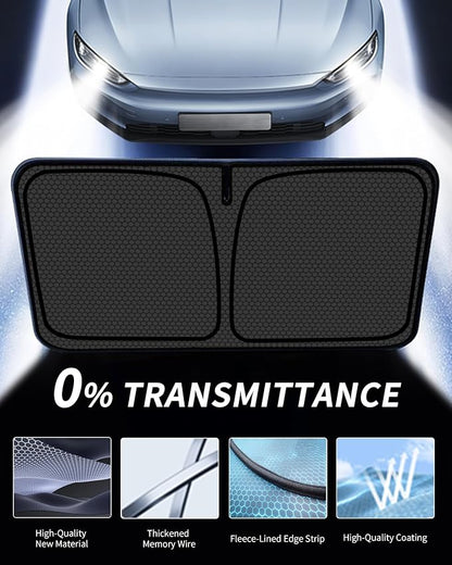 G e n e s i s GV80 Customized Windshield Sun Shade for 2021 2022 2023 2024 2025 2026 GV80 Front Window Sunshade Visor Protector Foldable Blocks UV Rays Keep Car Cooler Accessories