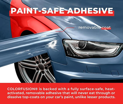 ColorFusion PPF by VViViD, Gloss China Blue Dry Apply PPF Vinyl Car Wrap Roll 10ft x 5ft