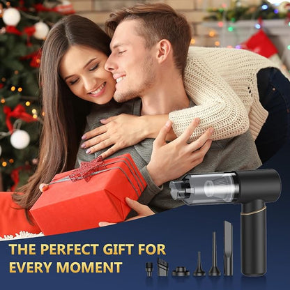 BSRCO Brushless Handheld Vacuum, 15000Pa Strong Suction Cordless Car Vacuum with 2 Modes, 0.67lbs Ultra-Lightweight Mini Portable Vacuum Cleaner & Air Duster for Home, Keyboard, Pet Hair, Travel