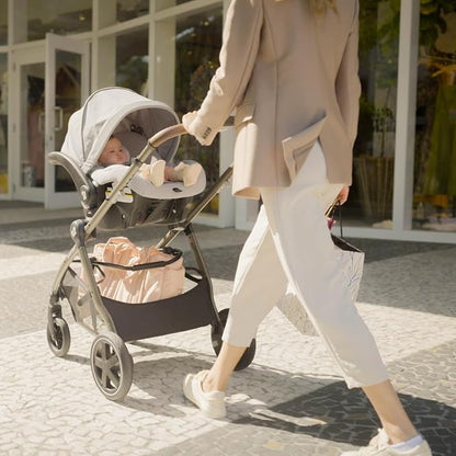 Maxi-Cosi Zelia 2 Luxe 5-in-1 Modular Travel System, New Hope Grey