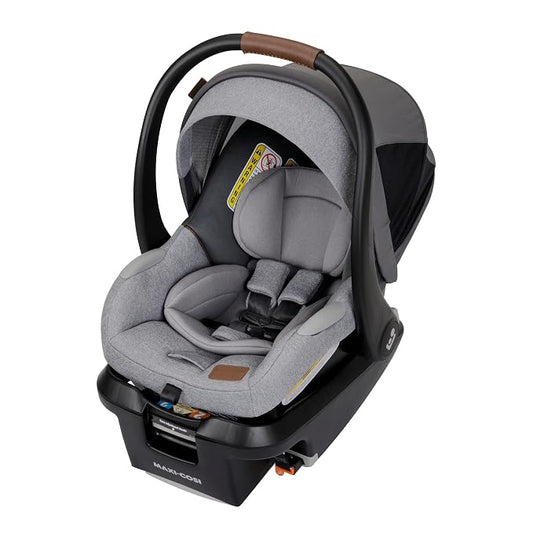 Maxi-Cosi Mico Luxe+ Baby Car Seat: Infant Car Seat with Base and Versatile Baby Carrier Seat Functionality, Urban Wonder
