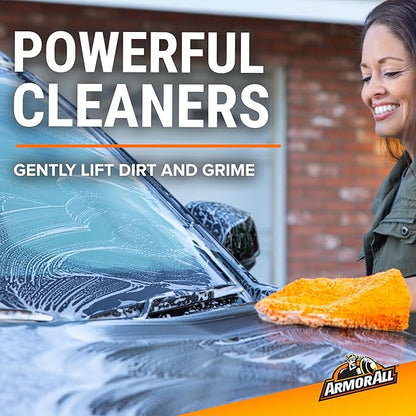 Armor All Car Wash Soap, Powerful Car Cleaner Foam Soap That Lifts Away Dirt, and Preserves Wax, 24 Fl Oz