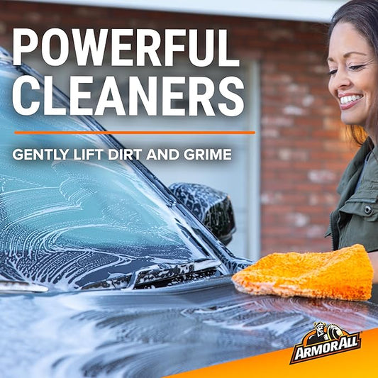 Armor All Car Wash Soap, Powerful Car Cleaner Foam Soap That Lifts Away Dirt, and Preserves Wax, 24 Fl Oz