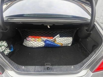 Goods Nets 41 x 30 Inch Cargo Net Luggage Net Storage Net with Hooks Small Mesh Cargo Net for Car Trunk Accessories Trunk Organization & Secure Cargo Storage