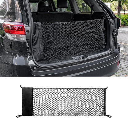 Cargo Net Compatible with 2014-2025 2026 Toyota Highlander Envelope Style Trunk Storage and Organizer Dense Mesh with Storage Bags Luggage Net for 2025 Highlander Exterior Accessories