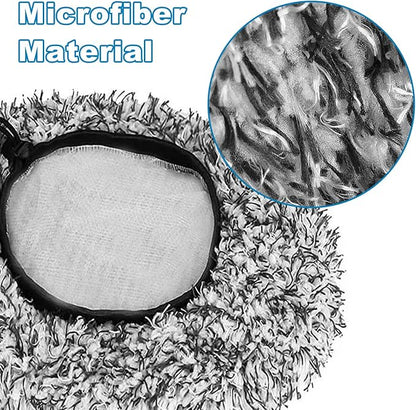 2 Pieces Brush Cover, Wash Mitt Car Brush Cover for Car Wash Brushes,Microfibre Car Brush Cover,SB Wash Brush Cover for Washing Park/Wash, Gentle Car Sponge-Black