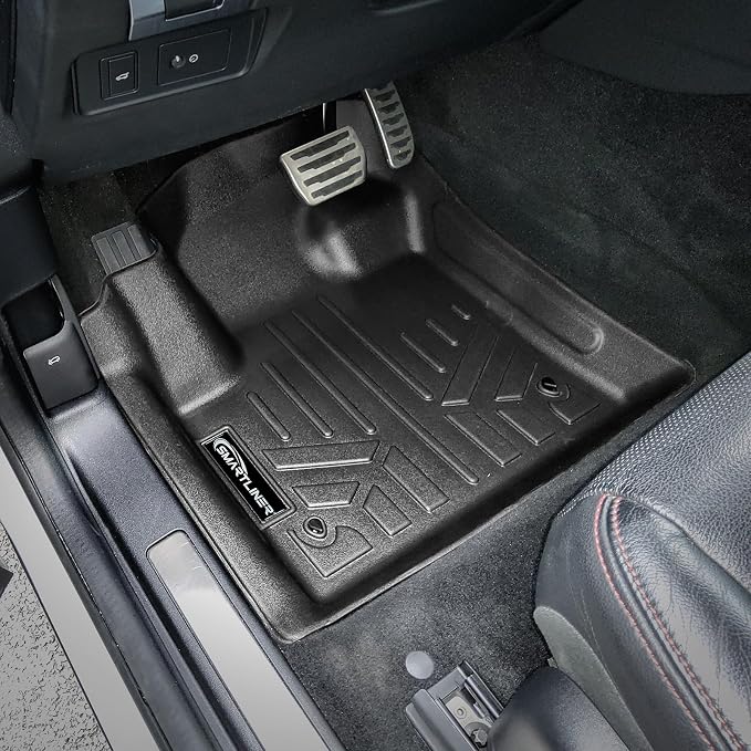 SMARTLINER All Weather Protection Custom Fit 1st Row Floor Mat Liner Set Compatible with 2020-2025 Land Rover Discovery Sport
