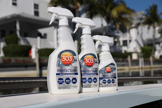 303 Products Aerospace Protectant Size: 32 Oz | Provides UV protection for marine vinyl and surfaces while helping prevent fading, cracking, and staining.