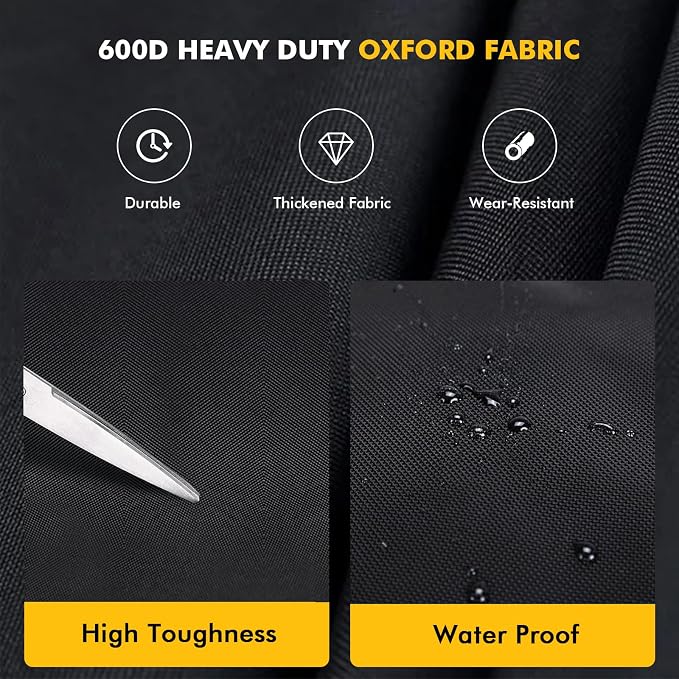 MIKKUPPA Truck Under Seat Storage - Replacement for 2015-2024 Ford F150 F250 F350, for 2 Compartments for Bench Seat Truck Tool Box Organizer Underseat Storage Bag