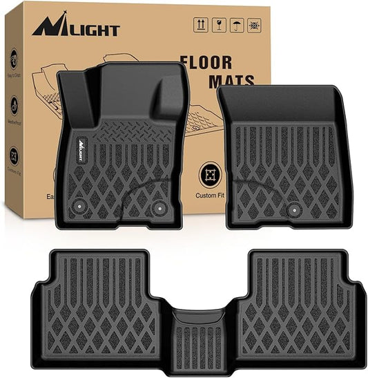 Nilight TPE Floor Mats for Ford Maverick (Gasoline Models Only) 2022 2023 2024 2025 2026 All Weather Custom Fit Heavy Duty Floor Liners