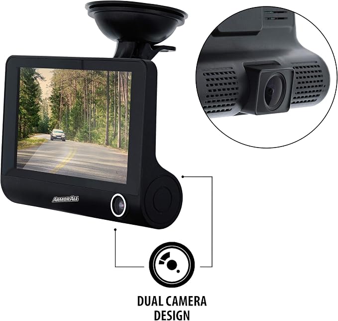 Xtreme ARMORALL Dual Lens Dash CAM