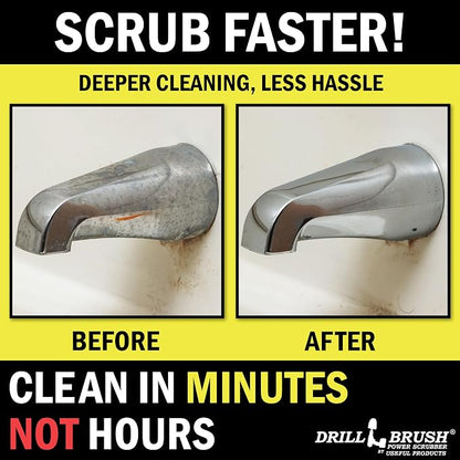 Narrow Gap Cleaner Brush - Concrete Scrubbing Tool - Crevice Brush for Drill - Car Detailing Drill Brushes - Window Track Cleaning Tools - Crevice Cleaning Brushes for Household Use - Gap Cleaner Kit