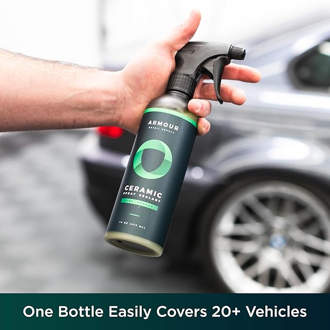 Armour Detail Supply Ceramic Spray Sealant Coating - Superior Automotive Protection, Safe on all Vehicles, Ultra Hydrophobic