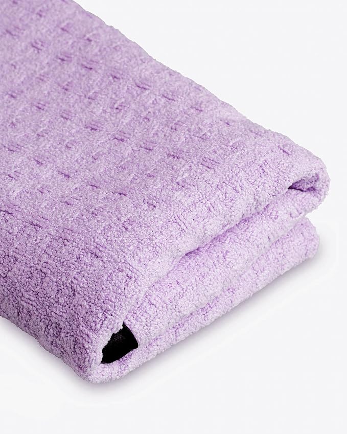 Adam's Waterless Wash Microfiber Towel (6 Pack) - Waffle Weave Design Traps Dirt & Safely Cleans Your Car, Boat, RV, Truck, and More - Dries, Cleans with Waterless Wash System