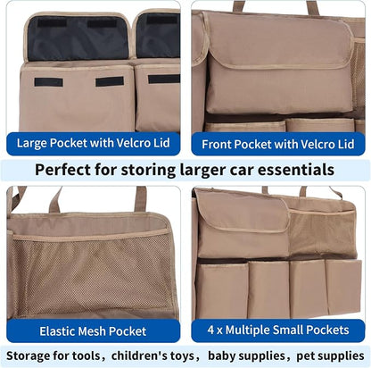 Car Trunk Organizer Backseat Hanging Organizer with Storage Pockets for Subaru Crosstrek, Forester, Outback, Ascent 2000-2024 2025 Car Accessories