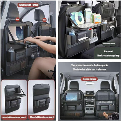 1 Pack - Car Organizer, Back Seat Car Organizer, Back Seat Organizer, Seat Organizer, Car Organizer and Storage Box.(Brown)