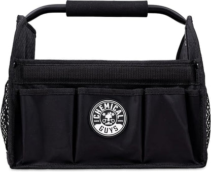 Chemical Guys Quick Load Collapsible Detailing Car Caddy Organizer & Storage – Portable Wash and Garage Organizer for Supplies, Tools and Accessories – Durable Black Design for Cars, Trucks & Home