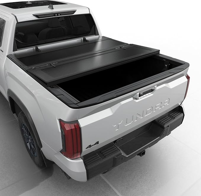 Toptiny Low Profile Flip Up Truck Bed Tonneau Cover Fits 2022-2026 Toyota Tundra 6'6" Bed (78.7")