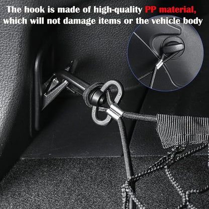 Rear Trunk Envelope Mesh Cargo Net Suitable for 2026 Toyota RAV4 Hybrid LE Limited SE Woodland Edition XLE Premium XSE Plug-ln GRSport Rear Trunk Mesh Cargo Storage Net Bag