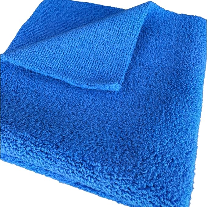 Jobber 350: Microfiber Towels for Cars 16x16, 350 GSM, 70/30 Korean Blend, Paint Safe Detailing Towels for Interior, Exterior Surfaces, Lint-Free Cleaning Cloths for Auto - 10 Pack