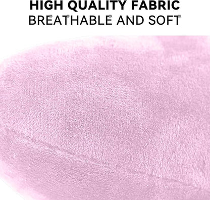 Car Headrest Pillow, Soft Comfortable Memory Foam Automotive Neck Pillow Cushion for Neck Pain Pressure Relief, Universal Fit (Pink)