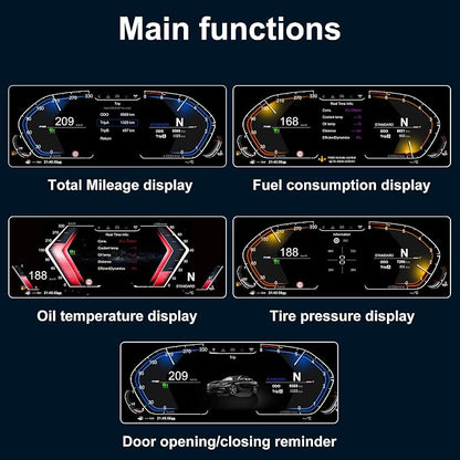 Speedometer Instrument for BMW E87 2006-2011 CCC CIC Linux System Original Car Information Display Digital Cluster Dashboard Screen