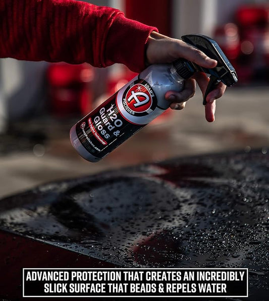 Adam's Polishes H2O Guard & Gloss (Gallon) - Car Detailing Hybrid Top Coat Silica Sealant, Car Wax & Polish Quick Detailer | After Car Wash Seals, Shines, and Protects All Exterior Surfaces