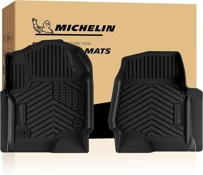 Michelin Vehicle Mats, All-Weather TPE Custom Fit Liner for 2017-2026 Ford F250/F350/F450 Super Duty Crew Cab Bucket Seat Carpet Floor, Premier