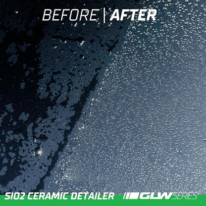 3D SiO2 Ceramic Detailer 1 Gallon – Quick Detailer with Advanced SiO2 Polymers – Hydrophobic Protection, UV Defense, High Gloss Finish, Ceramic Coating Booster – Professional Car Care – Made in USA