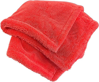 Clean Rinseless Drying Towel 2‑Pack – Ultra‑Plush 1200 GSM Microfiber Drying Cloths 18″ × 20″ Rinseless & Traditional Wash Shag Drying Sheets Made in South Korea