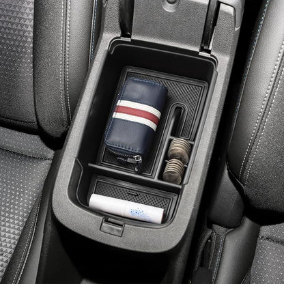 EDBETOS Center Console Organizer Tray Compatible with 2024 2025 2026 Chevy Trax Accessories LS 1RS LT 2RS ACTIV Interior Secondary Armrest Storage Box Insert Tray, ABS Material