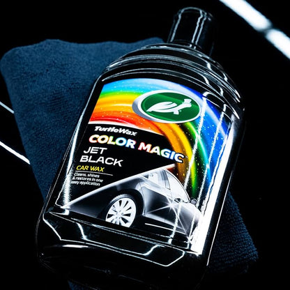 Turtle Wax 52708 Color Magic Car Paintwork Polish Restores Colour & Shine Black 500ml