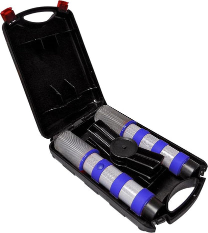 Electriduct Road Emergency Beacon LED Flare KIT with Storage Case - Blue | 3 Kits