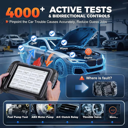 XTOOL D8S AI-Assisted Bidirectional OBD2 Scanner with Topology Mapping: 2026 Upgrade of XTOOL D8, Scan Tool with 42+ Reset, Full System Automotive Scanner Diagnostic Tool, PMI for Ford, FCA/CANFD/DoIP