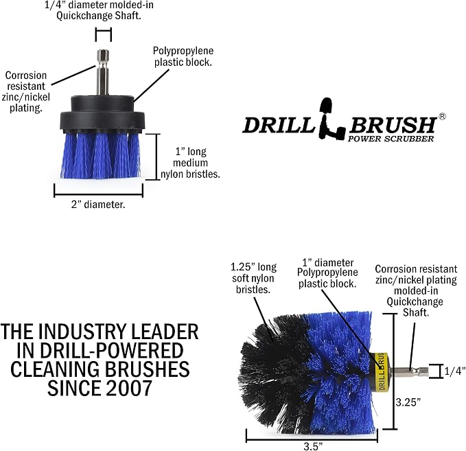 Boat Accessories and Cleaning Supplies - Aquatic Cleaning Accessories and Tools - Boat Hull Cleaner Solutions - Barnacles Blasting Brush Set - Fish & Turtle Tank Cleaner - Aquatic Tool - Pool Scrubber