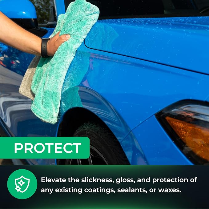 Armour Detail Supply - Amplify Ceramic Detailer: Quick & Easy Gloss Enhancement | Streak-Free, Hydrophobic Formula | Safe on All Vehicles | 128oz
