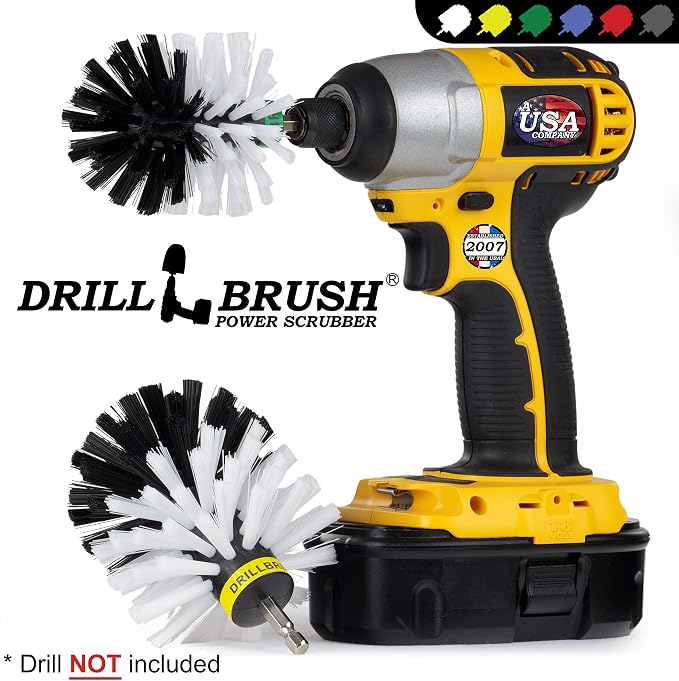 Car Cleaning Supplies - Truck Detail Brush - Wheel Brushes - Car Tire Cleaner - Truck Toolbox Scrubber - Windshield Glass Cleaner Brush - Home Leather Cleaning Tool - Carpet and Upholstery Scrubbing